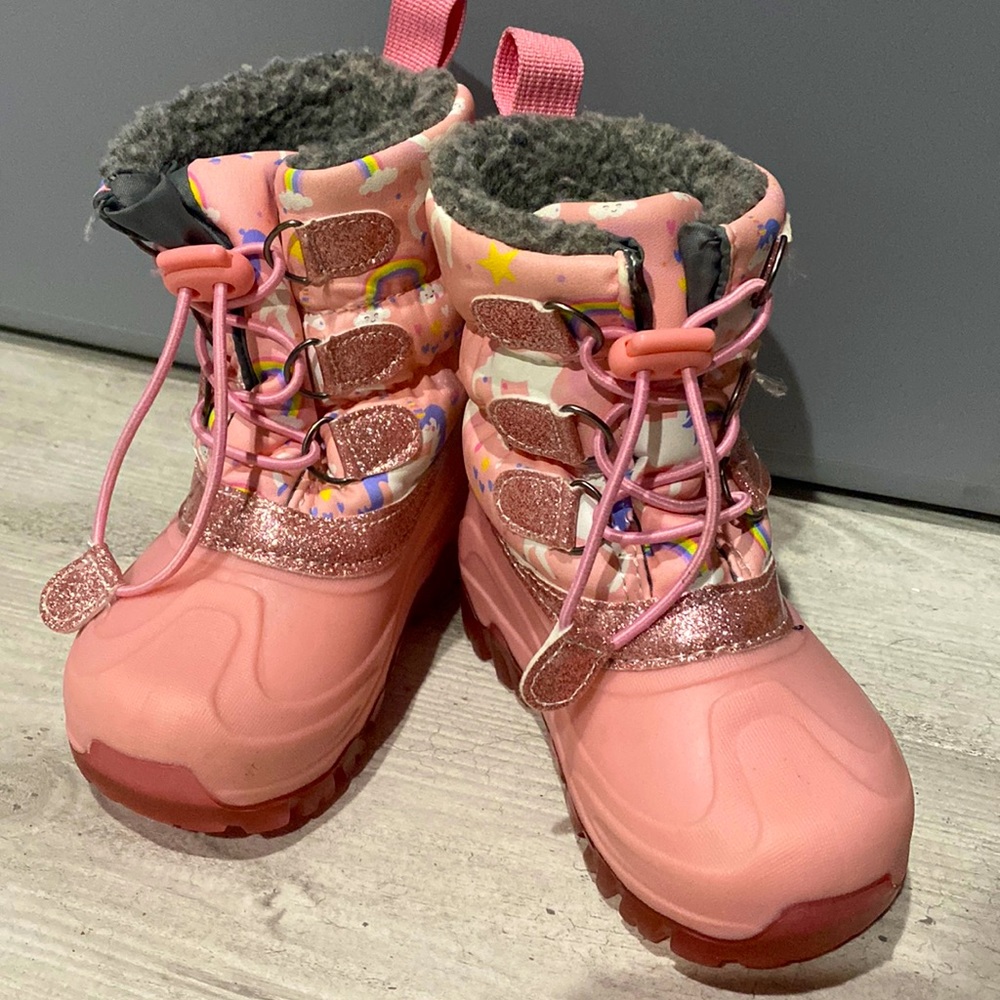 Unicorn snow boots